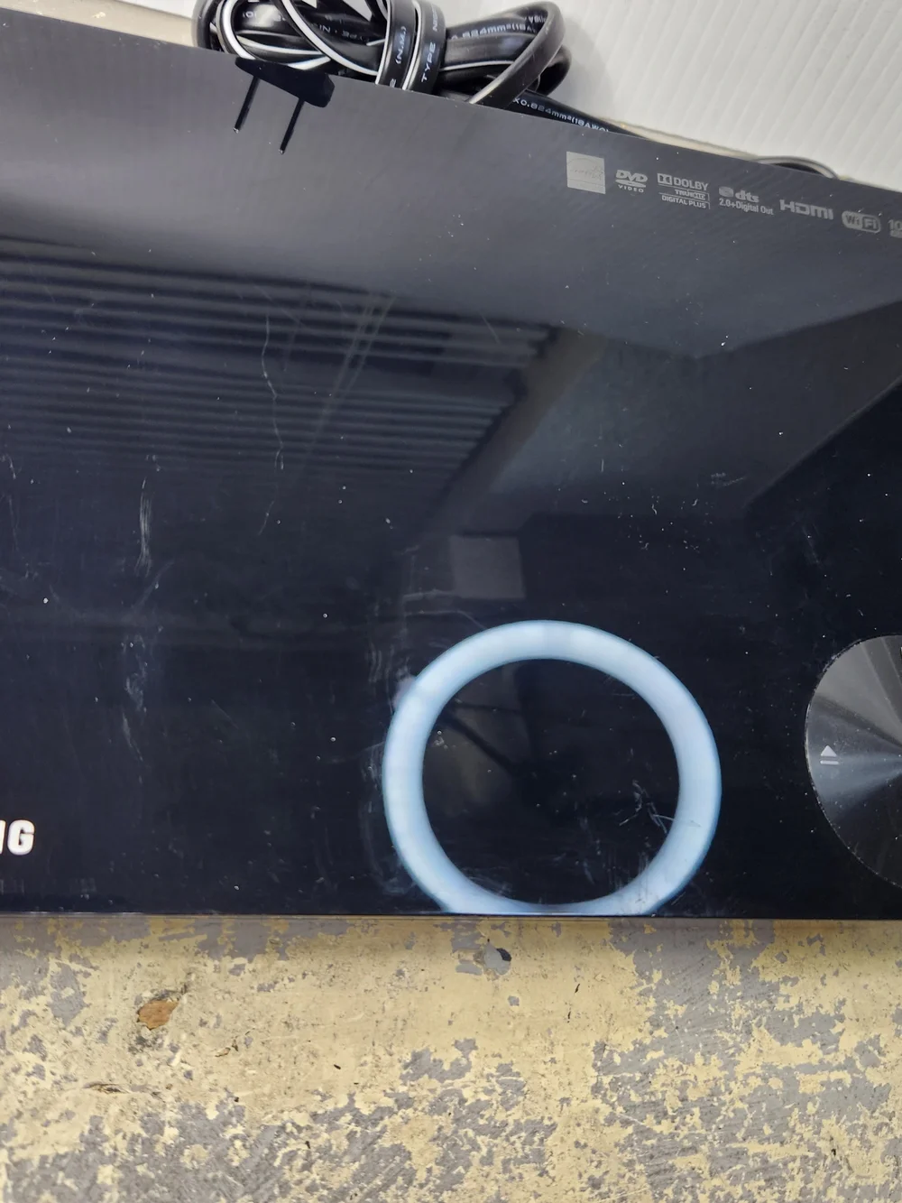Samsung Blu-ray Player Bundle in Black with Black Remote